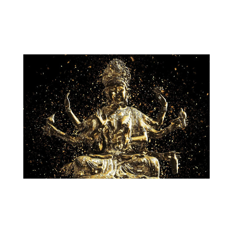 Golden - Shiva by Philippe Hugonnard - Wrapped Canvas Print, 66.04 cm H x 45.72 cm W