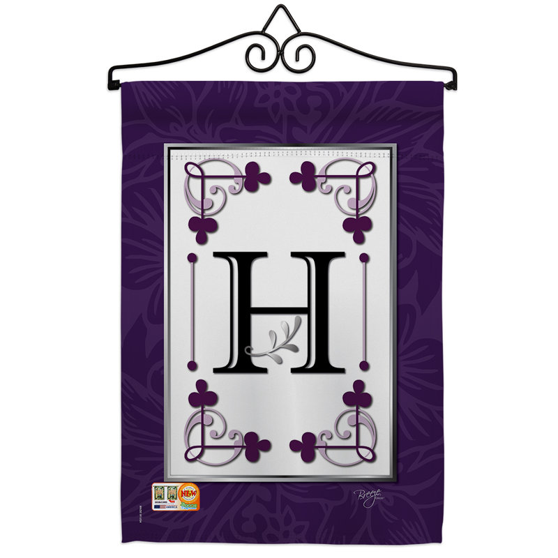 Classique classique 2 faces polyester 19 x 13 po ensemble de drapeaux, H