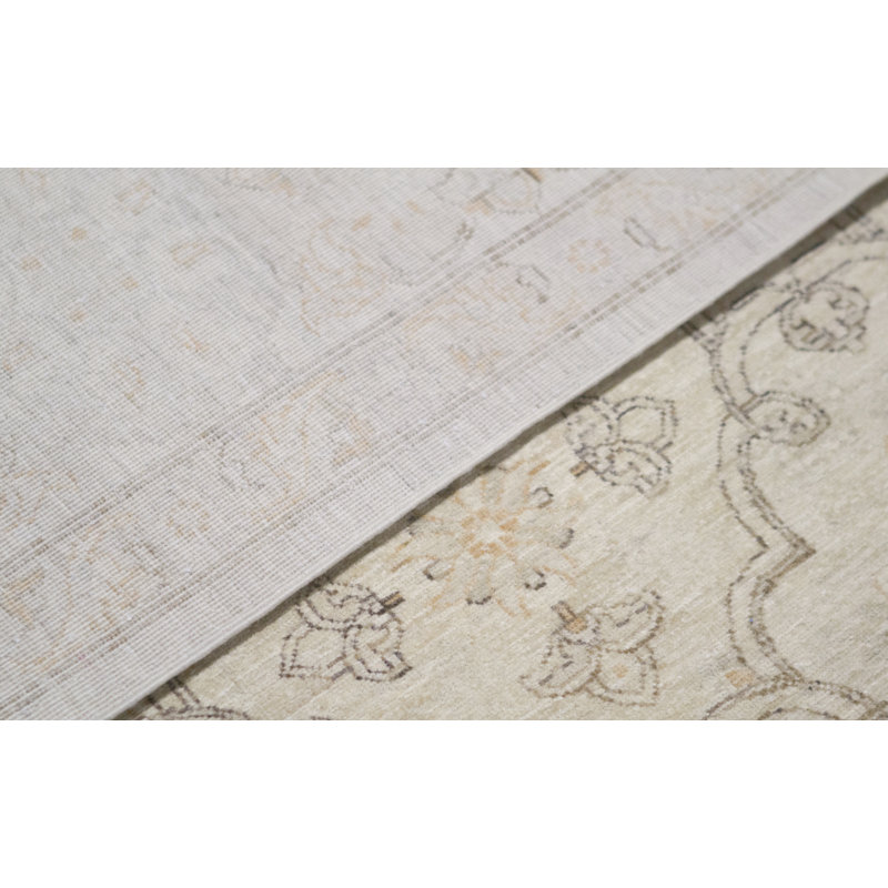 Ziegler Wool Oriental Area Rug in Beige