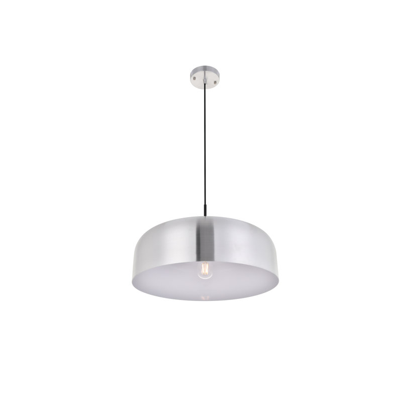 Brisbin 1 - Light Single Pendant, Brushed Nickel