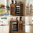 Coffee Bar Cabinet with Mini Fridge Space,  Fluted Design Wine Cabinet with 39.37" W X 20.9" D Tabletop, For Kitchen & Dining Room-330541956