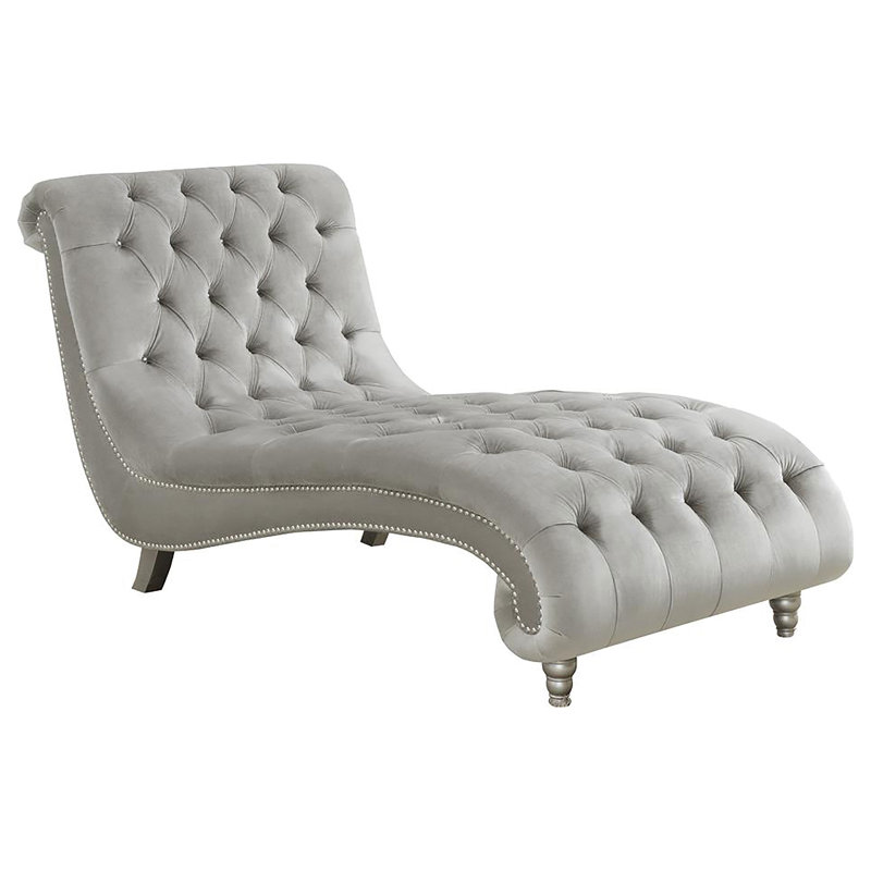 Chaise longue capitonnée Moriceau