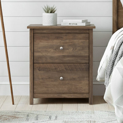 Isenbert 21.9" W 2-Drawer Nightstand