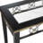47.5'' Glass Top Console Table