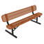 Banc jaune extensible de 1,83 m avec dossier, portable-2122664775-2122664781