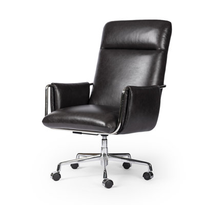 Sherman Leather Swivel Office Chair