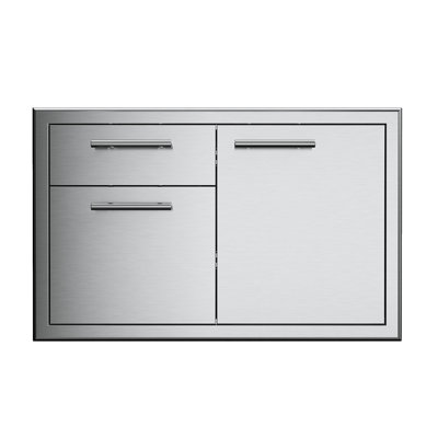 36" 304 Steel Door and Drawer