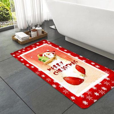 Tapis de couloir intérieur / extérieur 1,3 pi x 4 pi avec envers antidérapant Jocinda
