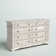 Commode 8 tiroirs Boyer en bois massif l 66 po Boyer
