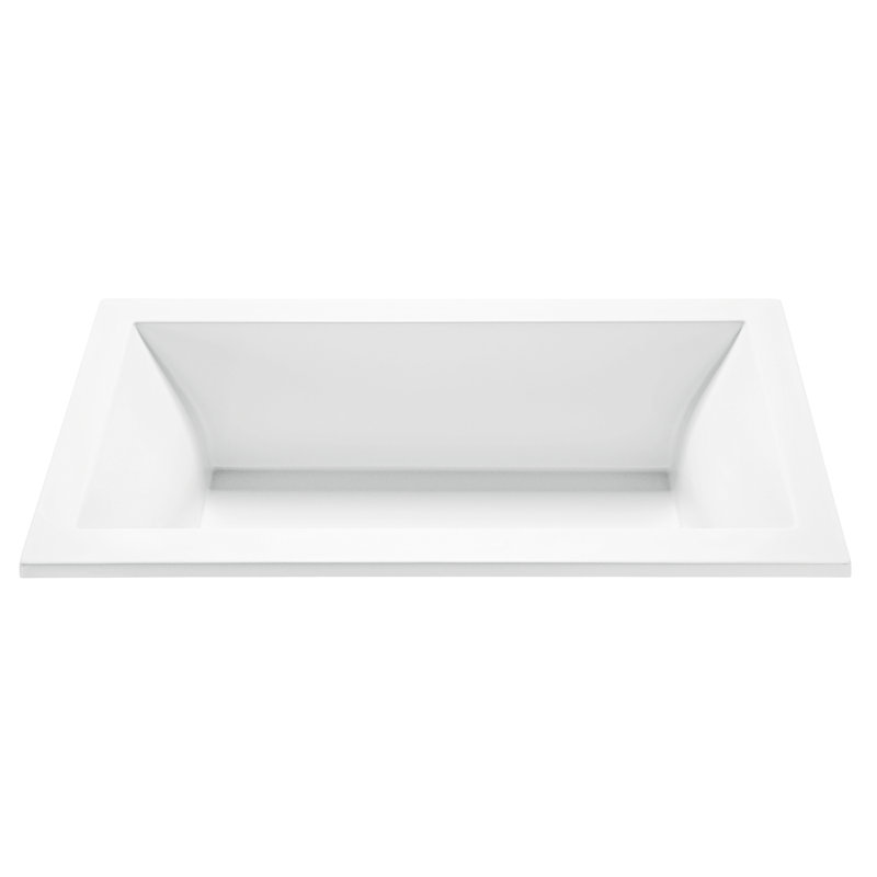 Baignoire encastrée 71,5 po MTI Solutions 14, Blanc