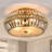 3-Light 18.31" Crystal Flush Mount Ceiling Light-1492529423