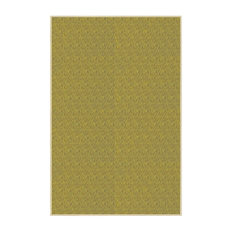 Tapis beige/jaune à motifs Albourne, Rectangle 4 pi x 6 pi
