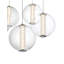 Luminaire suspendu 5 lumières Atomo-103715618-103715621
