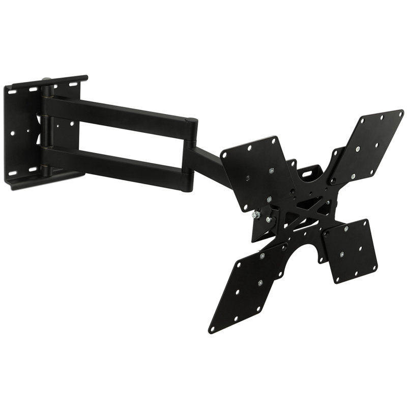 Support pour téléviseur mural à rallonge avec bras articulé Mount-It | Convient aux écrans de 32 à 55 po, 100 lb Cap.