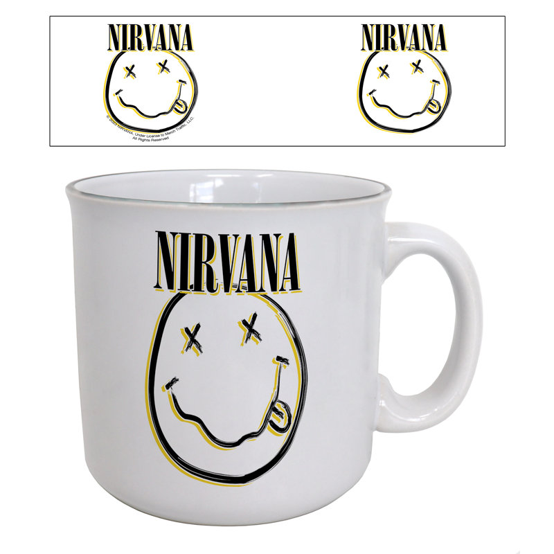 Nirvana - Smiley 20oz. Camper Mug