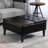 Marcelles 31.5" Solid Wood Faux Leather Square Storage Ottoman-1654686860