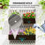 Outsunny Wall-mounted Wooden Garden Planters with Trellis-807601325