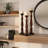 24'' H Solid Wood Tabletop Candlestick