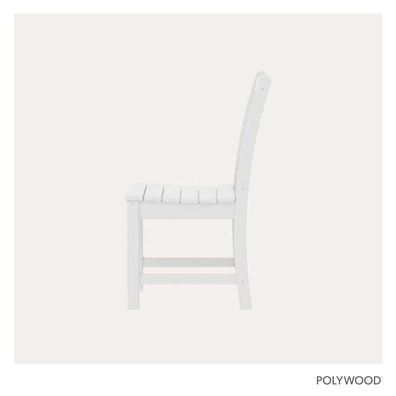 Chaise d'appoint de jardin Lakeside POLYWOOD, Blanc