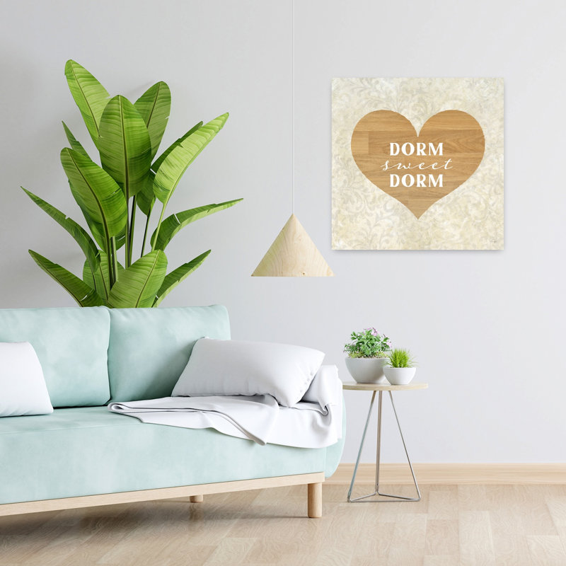 «Dorm Sweet Dorm», art contemporain abstrait, H 24 po x l 24 po
