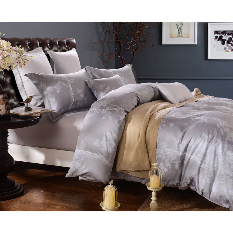 Ensemble de housse de couette, Housse de couette grand et 2 taies décoratives