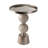 Modern Mirrored Top Side Table with Metal Base Contemporary Orb Accent Table-336233578-342056152