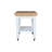 Cuthbert Kitchen Cart with Butcher Block Top-642092887