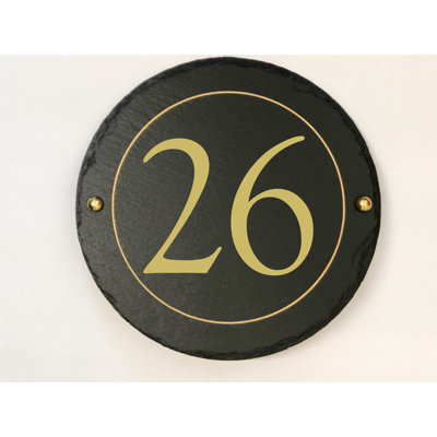 Easingwold 24cm H Stone House Number