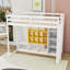 Lit mezzanine en bois avec tablettes, garde-robe et garde-corps-764968091-764968089