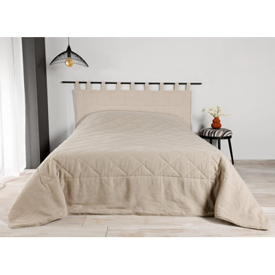 Irandy 100% Linen Solid Colour Bedspread