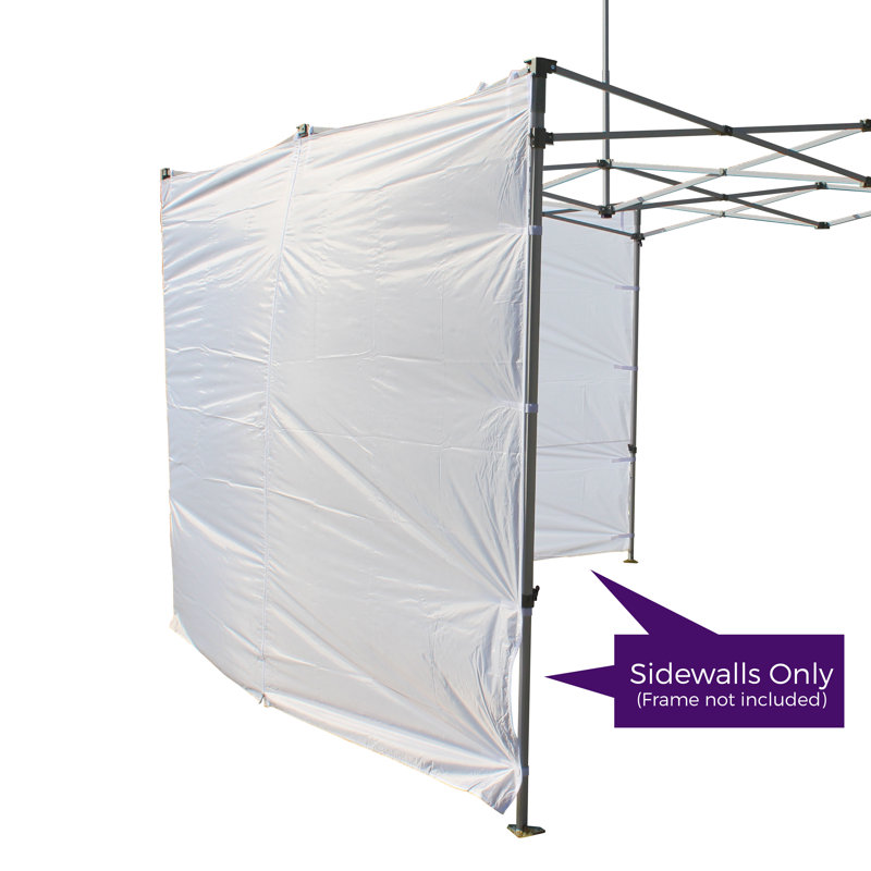 Impact Instant Canopy Fabric Side Wall for Canopy, White