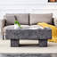 Table basse d'apparence solide et stable, conception peu encombrante pour le café, support de hauteur ergonomique, facile à assembler-168707160-168707167