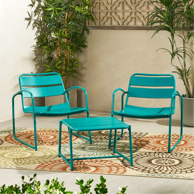 Ensemble de conversation, Bleu sarcelle
