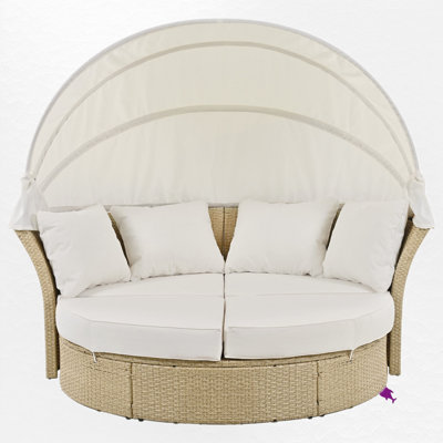 Alfhard 71.8'' Iron Outdoor Patio Daybed