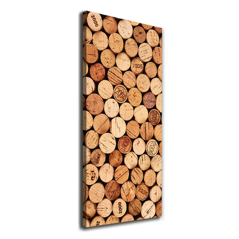 Corks Of Wine - Wrapped Canvas Print