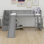 Lit mezzanine simple avec glissade, lit mezzanine bas en bois avec escalier et rangement pour enfants