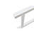 Patio Garden Bench In White Style - Metal Construction With & Armrest, Rustproof, , Accommodates 2-3, Easy Assembly Required Seats