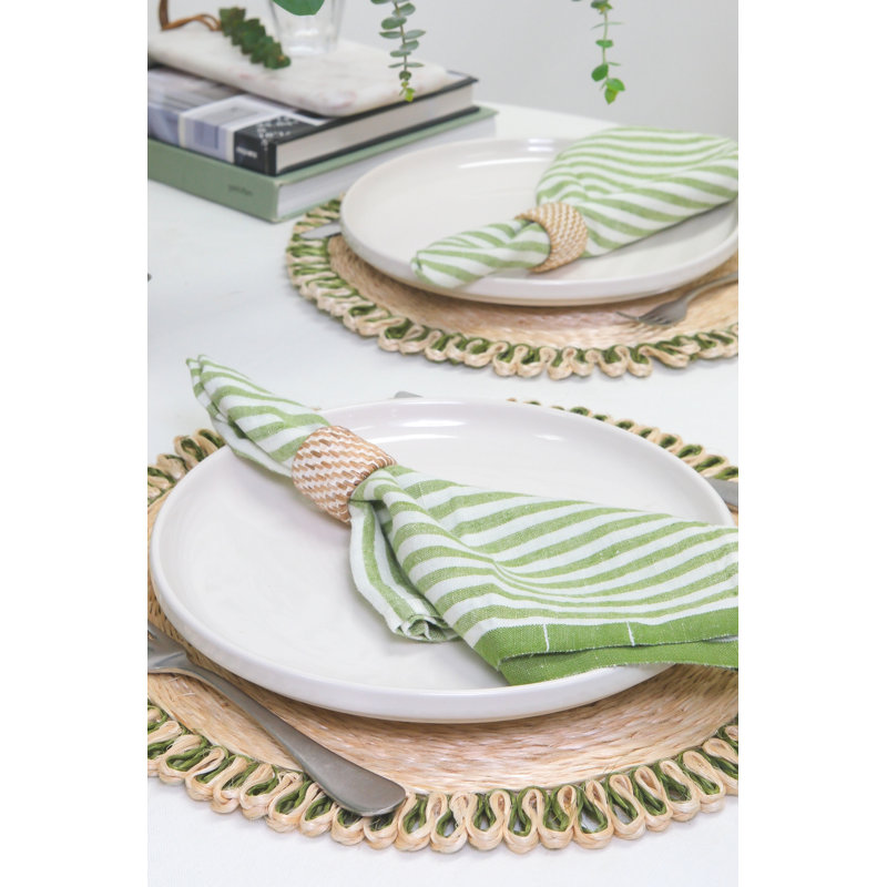 Adamsburg Linen Square Napkins, Blueberry