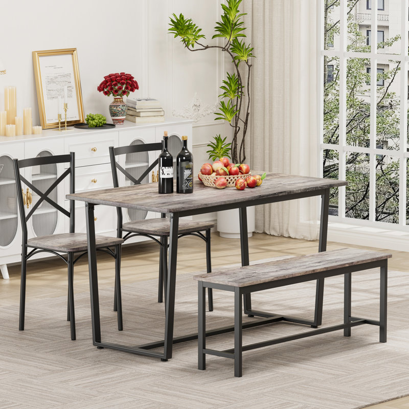 MDF Furniture Set Gray