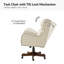 Lundgren Transitional Vegan Leather Tilting Executive Chair With Lumbar Support And Solid Base-1581064054