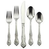 Oneida Azalea 45 Piece Everyday Flatware Set, Service For 8