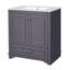 Meuble-lavabo moderne Serenity de 30 po pour salle de bain avec lavabo en céramique