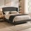 Lit plateforme tapissier Padilla Queen Boucle-1587690129