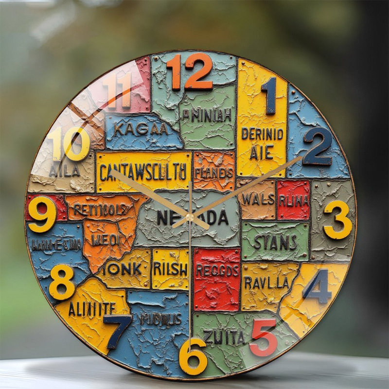 Horloge murale 12 po
