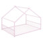 Lit double pleine grandeur en métal, rose-1502411603-1502411601
