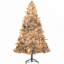 Arbre de Noël enneigé 7,5 pi avec 500 lumières claires et 1530 pointes, conception articulée facile à installer, festive et sécuritaire