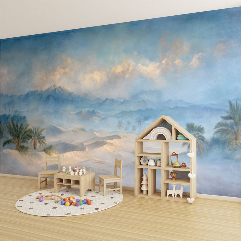 Papier peint adhésif auto-adhésif moderne pour la chambre à coucher L 69 po x l 96 po Peel and Stick