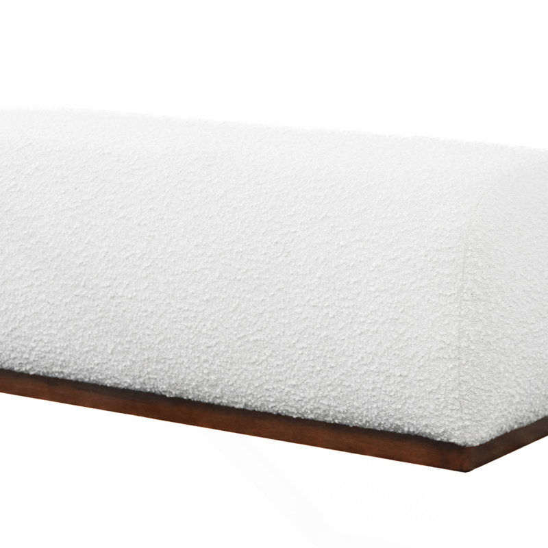 Banc Kelvin Ivory Boucle
