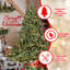 Arbre de Noël 6 pi avec 500 lumières UL - branches mixtes PE / PVC-659353541