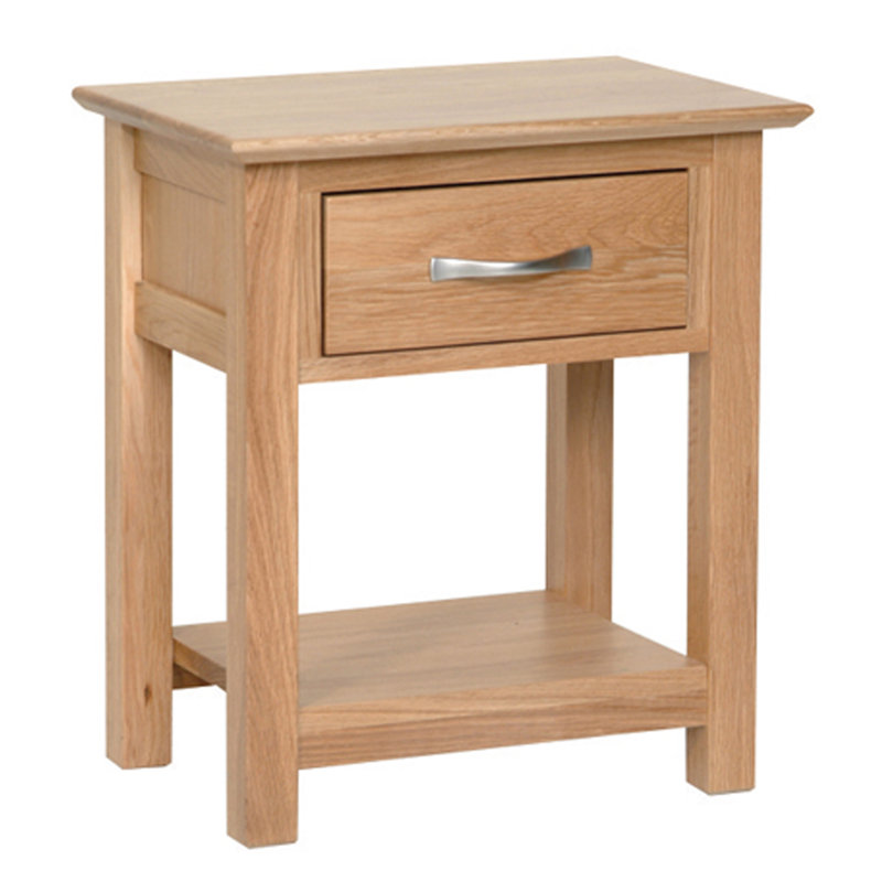 Newbury 50cm W Solid Wood Bedside Table